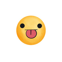 Emoji smiley face with a smile