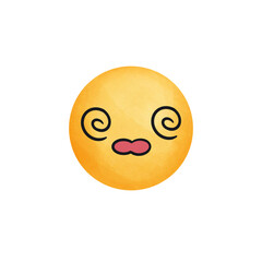 Emoji smiley face with a smile