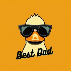 Best Dad Duck. Generative AI.