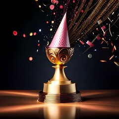 hat with stars Created using generative AI tolls