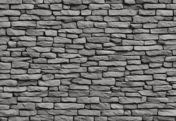 Obraz premium black brick wall, dark background for design