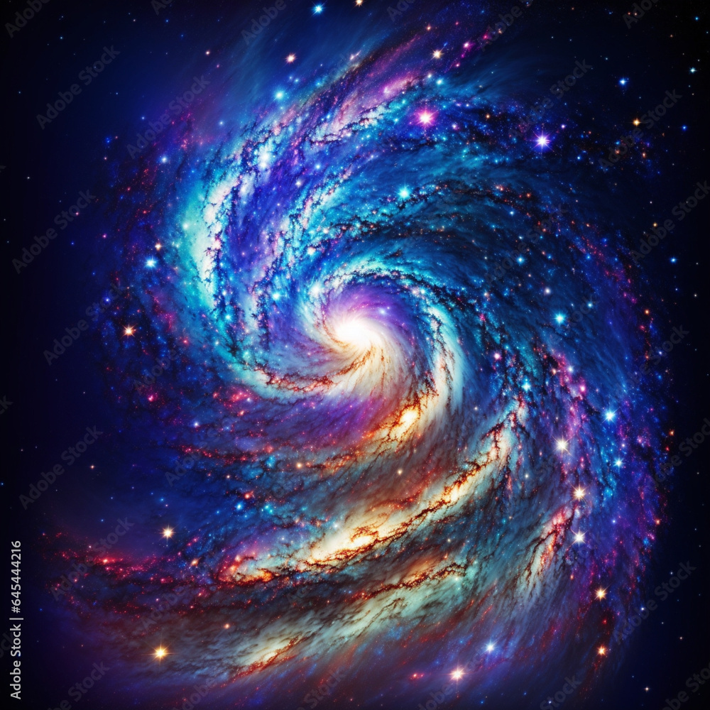 Wall mural galaxy