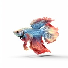 Fototapeta premium Illustration of betta fish with beautiful color 