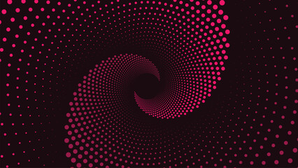 Abstract spiral vortex pink and purple background. This creative background can be used as a wallpaper or banner. 