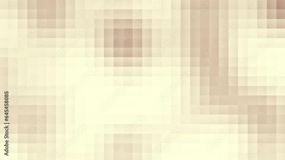 Poster Transform geometric background. Flashing tabstract pixels background. Random small squares. 4k Looping footage.