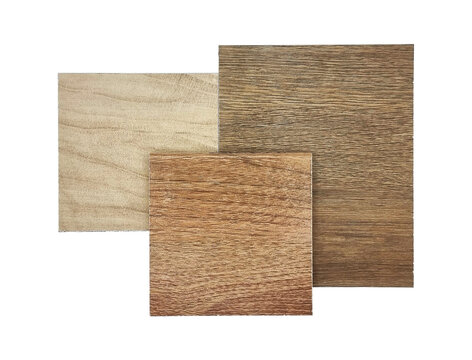 wood texture. ceramic flooring tiles samples isolated on background with clipping path. texture of natural ceramic floor decorating tile samples as wood.