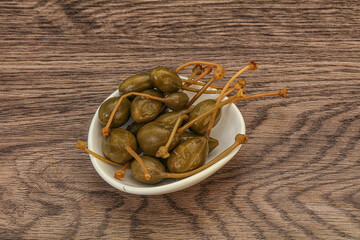 Caper berries in the bowl