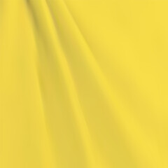 Yellow crumpled fabric texture background. eps 10