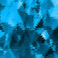 Blue triangles. Vector geometric background for presentation. Decor element. eps 10