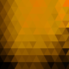 Obraz premium Vector hexagon pattern. Geometric abstract background with simple orange triangle elements. Medical, technology or science design. eps 10