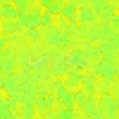 beautiful yellow, green color pixel background. raster copy illustration. polygonal pattern. design for banner, presentation, wallpaper. eps 10