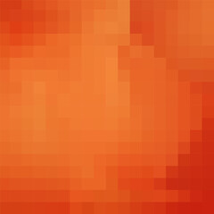 Orange pixel background. Geometric illustration. eps 10