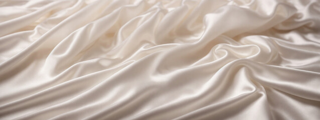 White silk fabric texture luxurious background