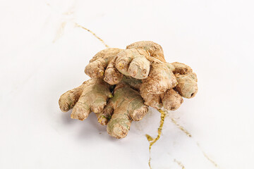 Raw ginger root fot cooking