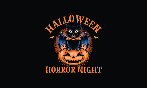 Halloween Horror Night T shirt Design