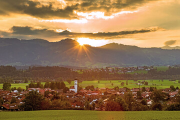 Altstädten - Allgäu - Ortsansicht - Luftkurort 