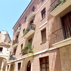Fototapeta premium Vacation. Architecture. Valencia. Buildings and walls. Spain