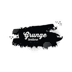 Abstract grunge halftone splatter texture isolated