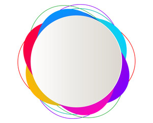 abstract colorful circle background