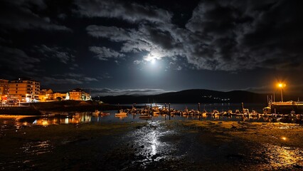 Noche de luna en el Puerto
