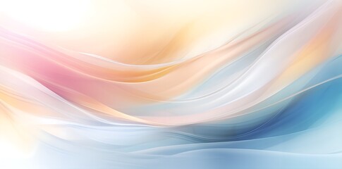 Pastel Breeze: Minimalistic Abstract of Light Blue and Pink, Shimmering Through Gentle Shades, Background in pastel gentle shades