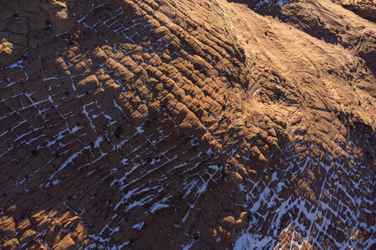 Abstract background of rough surface of rocky terrain