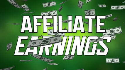 Affiliate Earnings Make Money Income Links Online 3d Animation