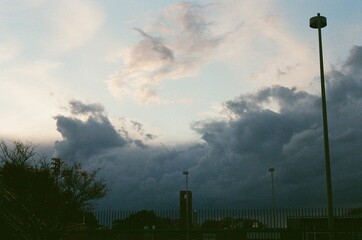 Clouds over the city