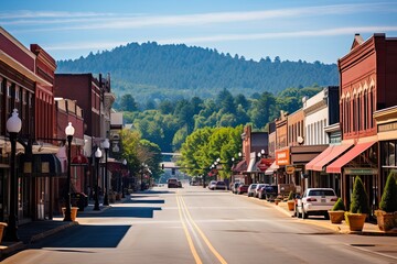 Discovering the Charm of Helen, Georgia: A Traveler's Guide to this Quaint Appalachian Town's Squares and Landmarks - obrazy, fototapety, plakaty