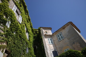 Fototapeta na wymiar Beautiful scenery of Eva village, a cute village in France