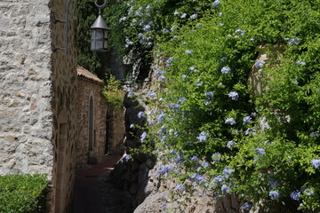 Beautiful scenery of Eva village, a cute village in France