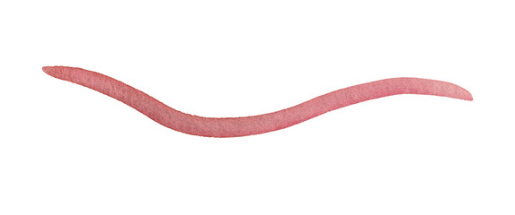 Red abstraction on a white background