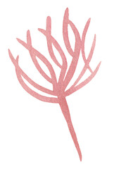 Pink abstract flower for decoration of festive design