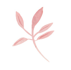 Pink abstract leaf for decoration of festive design - 645491240