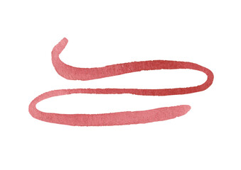 Red romantic ribbon - 645491254