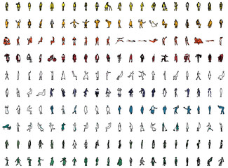 Architecture silhouette set