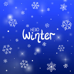 snowflakes snow background wallpaper cover design website hello winter december january february new year christmas thanksgiving holidays blur texture noise blue gradient pattern frost cold print art