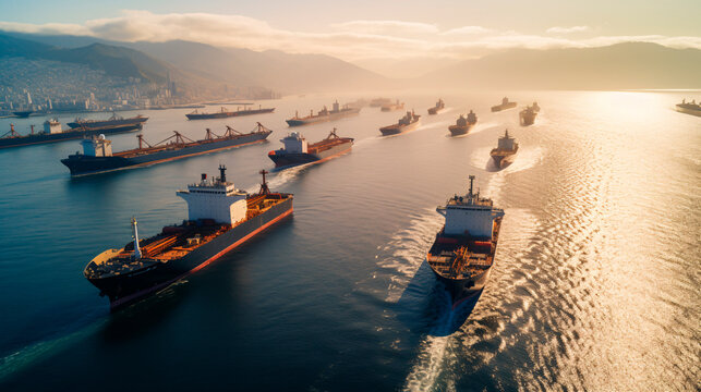 Dozens of Russian ships transport oil and minerals across the sea. The concept of EU sanctions 