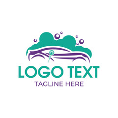 Car wash and detailing logo design