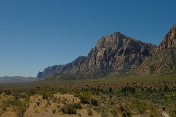 Obraz premium Mountain view desert 