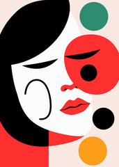 Minimalist Shapes Illustration
