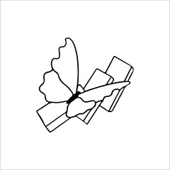 vector illustration of butterfly concept