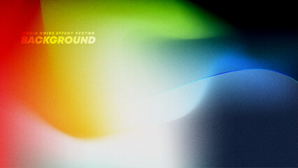 grainy warm gradient with noise orange black purple red blue colors banner poster cover abstract background design. gradient grain noise effect for social media, trendy Warm tone, and vintage style