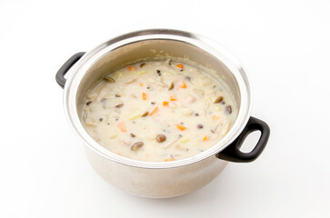 キノコたっぷりクリームシチュー