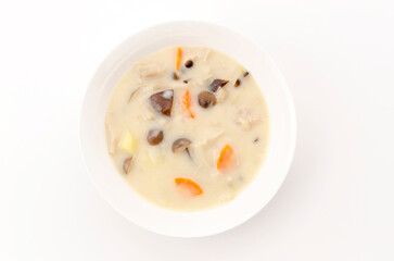 キノコたっぷりクリームシチュー