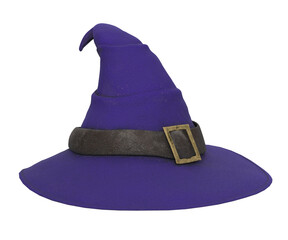Old Witch Hat Isolated - 645506892