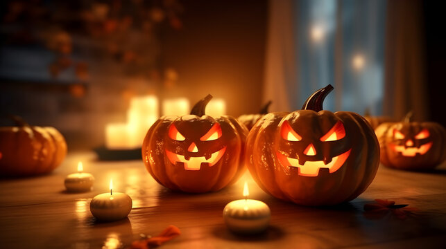 Spooky cute Halloween Pumpkins 