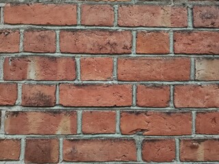red brick wall