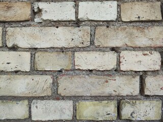 Old light brick wall