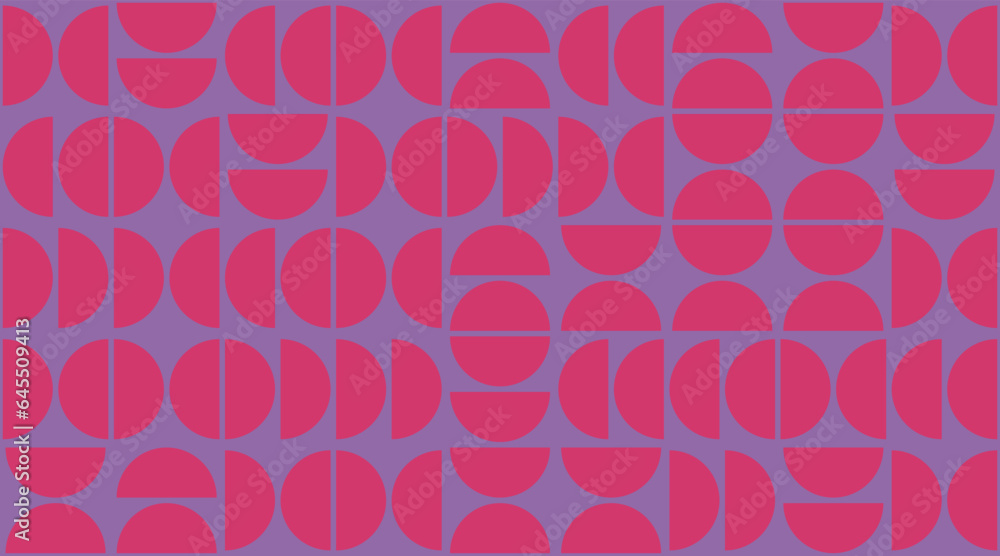 Poster geometry minimalistic bauhaus pattern. vector abstract contemporary multicolored trendy texture